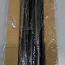 Shower Curtain Rod Adjustable 43-78 inch, 1"Diameter Spring Tension Curtain Rod No Drill, Anti-Rust Non-Slip Shower Rod, Black Shower Curtain Rod for Bathroom Tension