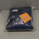 RYB HOME Velvet Curtains 96 inches - Blackout Curtains for Living Room,Thermal Insulated Noise Reducing Panels Luxury Vertical Sense Window Decor for Party Backdrops, Navy Blue, W52 x L96, 2 Panels