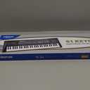 M SANMERSEN Kids Piano, 61-Key Electronic Piano Keyboard with Microphone, Music Educational Instrument Toy, Kids Keyboard Piano for Beginners Ages 3-12