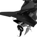 STINGRAY HYDROFOILS - Classic Senior 2 Hydrofoils for 40-300 hp (Black) - Stabilizer Fins for Outboard/Outdrive Motors - Made in The USA