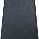 BesWin Indoor Outdoor Mat, 3' x 4' All-Season Waterproof Doormat for High Traffic Entryway, Heavy Duty Commercial Floor Mat, Non Slip Rubber Backing Front Door Mat Outside Entrance, Low-Profile, Grey