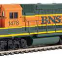 Walthers Trainline HO Scale Model EMD GP15-1 - Standard DC - BNSF Railway (Green, Orange, Yellow), Unisex Children