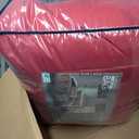 Madison Park Essentials Brystol 24 Piece Room in a Bag Faux Silk Comforter Jacquard Paisley Design Matching Curtains Down Alternative Hypoallergenic All Season Bedding-Set, King (104 in x 92 in), Red