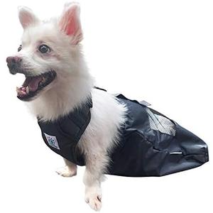 derYEP Dog Drag Bag Durable Indoor for paralyzed Disabled Back Rear Legs Dog Protects Chest and Limbs (S)…