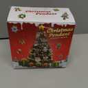 Conalaa Christmas Ornaments Building Blocks Set Gift for Kids, 12 DIY Xmas Party Favors Bricks with Santa, Snowman Wreath More, Christmas Stockings Stuffer Building Toys Gift for Girls Boys Ages 6+