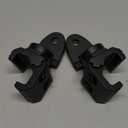 KEMIMOTO 2PCS UTV Whip Light Mounts Flag Pole Mounts Light Bar Brackets CB Antenna, Compatible with Polaris Ranger General Can-Am Defender Commander Maverick Sport Trail Pro-Fit Cage, Black