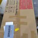 Hasipu Door Mirror Full Length, 44"x 16" Full Body Over The Door Hanging Wall Mounted Mirror for Bedroom, Living Room, Cloakroom, Square Black