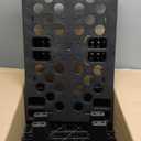 ZJS Plastic Pallets, Nestable Polyethylene Pallet with Breathable Grids Lightweight Waterproof Plastic Pallet for Basement Storage Indoor Outdoor Supermarket Warehouse (6 Pcs 19.6 x 11.8 x 3.9Inch)