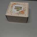 28oz Scented Candles Set, 4Pack Floral Chirstmas Halloween Candles 7oz Candle, Birthday Gifts for Women Long Lasting Soy Wax Candle Non Toxic for Home Decor Aromatherapy, Rose/Lemon/Gardenia/Lilac