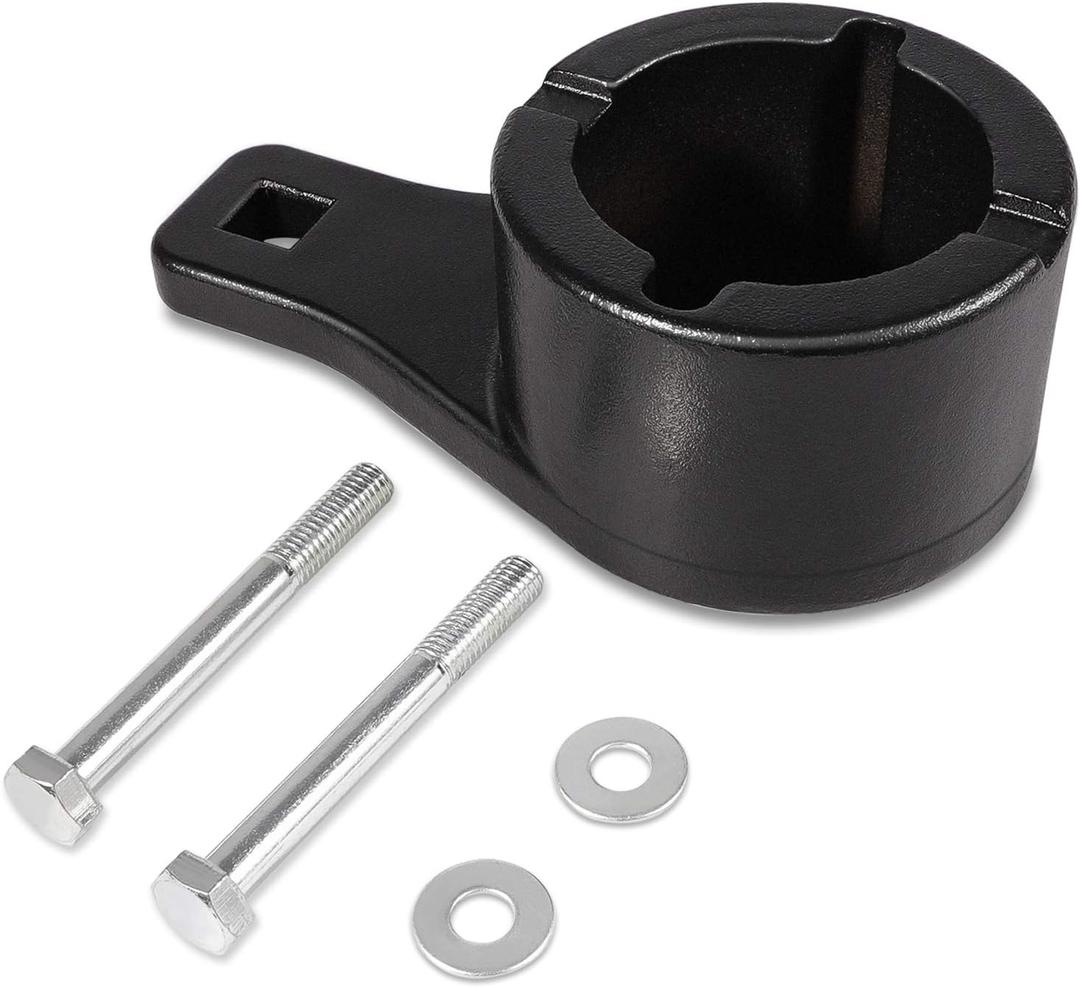 E-cowlboy for Toyota/Lexus Crankshaft Damper Pulley Holding Holder Harmonic Tool with 2PCS Crank Bolts