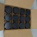 Glass Jars with Lids,Eco-Friendly Cosmetic Containers with Airtight Black Lids & Liners, Multi-Color Options for Cream, Lotion, Body Butter, DIY Skincare Travel Jars (Clear, 2oz)