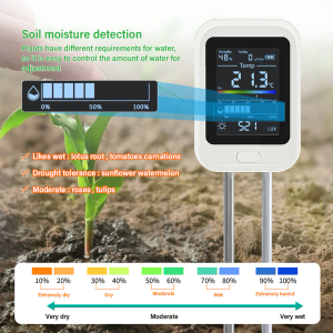 6-in-1 Digital Soil Tester – Ultimate Smart Soil Detector for Home & Garden