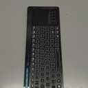 (Dual Mode) Rii RT518S Wireless and Bluetooth 2-LED Color Backlit Multimedia Keyboard with Multi-Touch Big Size Trackpad,Rechargable Keyboard for Android TV Box,PC,Tablets,Smart TV, HTPC, IPTV,Windows