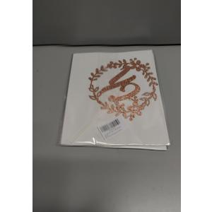 3 x 1/2 Birthday Cake Topper, Half Way to One, Floral Flower Theme Happy 6 Months/Baby First Birthday/Baby Shower Party Decorations Supplies