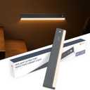 Under Cabinet Lighting, Motion Sensor Under Counter Lights for Kitchen, 66 LED Rechargeable Closet Light Fixture, Stepless Dimming, 4000K Wireless Light for Counter, Wardrobe, Hallway, Stairs