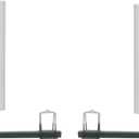 Galvanized Steel Boat Trailer Guide with PVC Pipes for Ski Boat Fishing Boat, Sailboat Trailer 40 Inches (White)