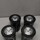 Collapsible Portable LED Camping Lantern XTAUTO Lightweight Waterproof Solar USB Rechargeable LED Flashlight Survival Kits for Indoor Outdoor Home Emergency Light Power Outages Hiking Hurricane 4-Pack