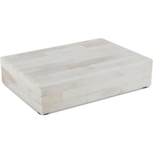 Handicrafts Home Handmade Classic Pattern Decorative Box - Storage Organizer, Decor Centrepiece, Memory Keepsakes, Home Decor - Boho Style Treasure Box, Multipurpose Gift - White Bone Inlay, 5x7x1.5