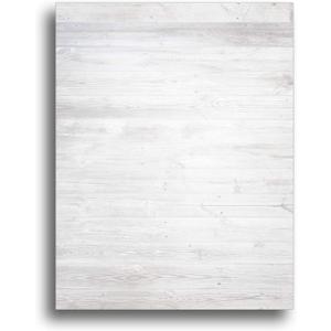 White Wood Background Stationary Paper (80 Sheets)