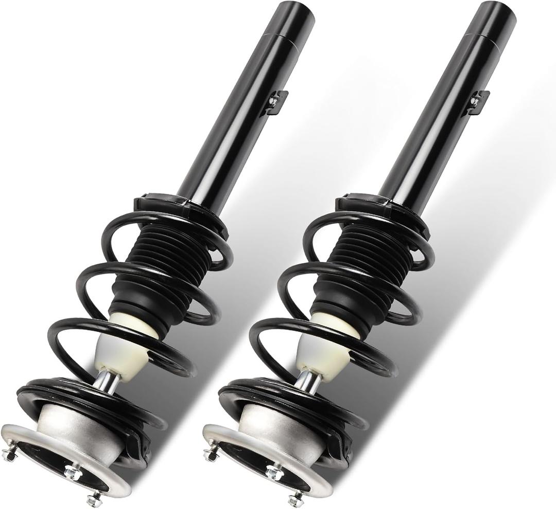 SCITOO Complete Strut Coil Spring Assembly Replacement Struts Shocks Fit for 2008-2013 for BMW 128i/135i 2006 for BMW 325i/ 330i 2007-2013 for BMW 328i/335i (Front Pair)