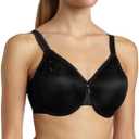 Wacoal Women's Slimline Seamless Minimizer Bra (34C, Black)