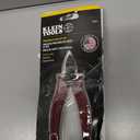 2 x Klein Tools D275-5 Diagonal Flush Cutters, Made in USA, Micro Wire and Compact Zip Tie Cutter, Ultra-Slim Precision for Work in Confined Areas, 5-Inch