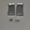 LONTAN Rear Mounting Brackets for Drawer Slide 2 Pairs - B4502 Cabinet Drawer Bracket for Face Frame Cabinets for 1.77 inch(45mm) Width Drawer Gildes