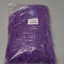 120PCS Mardi Gras Beads, Purple Bead Necklace Party Favors, 33" Holiday Halloween Necklaces Party Parade Throw Accessories, Mardi Gras Halloween Wedding Birthday Celebrations Decorations Bulk