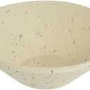 Decorative Bowl-Concrete Fruit Bowl for Kitchen Counter,Modern Key Bowl for Entryway,Small Candy Bowl,Dining Table Coffee Table Room Decor (Beige, 7")