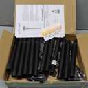 MAGGIFT 12 Pack Solar Pathway Lights Outdoor Solar Garden Lights for Patio, Yard, Driveway