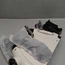 Mini Exercise Bike, AGM Under Desk Bike Pedal Exerciser Foot Cycle Arm & Leg Pedal Exerciser with LCD Screen Displays (White)