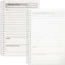 2 x 2 Packs Church Notes Notebook,Sermon Notes Notebook,Church Notes Journal,Scripture Notes, 80 Double-Sided Page,Transparent Waterproof Hardboard Cover