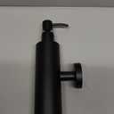 Stainless Steel Soap Dispenser Wall-Mounted Shampoo Bottle 200ml Foam Pump Silver Bath Accessory