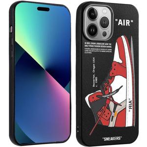 Cool Sneaker Phone Case for iPhone 14 Pro Max Case for Boys Men Sports Shoes Shockproof Street Aesthetic Designer Cases Compatible with iPhone 14 Promax