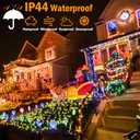 393FT LED Christmas Lights - 1200 Outdoor Waterproof String Lights With 8 Modes - Plug-In Christmas Decorations for Indoor/Outdoor Holidays, Party, Wedding, Xmas Home Decor