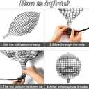 Disco Ball Balloons, 4D Aluminum Foil Balloons Disco Party Decorations, 22inch Large Silver Round Balloon 70s 80s 90s Bachelorette New Year Birthday Graduation Party Decor (12Pcs)