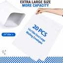Motipuns 20 Pcs 14" x 18" Extra Large Mailing Envelopes 32lb with Gummed Flaps, Catalog Jumbo Craft Envelopes for Mailing, Storage and Organizing Documents Office Supplies(White)