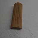 Art3d Natural Bamboo Wall Panel for Interior Wall Decor, Renewable Pole Wrap Wainscoting Paneling for Wall Ceiling Furniture Cabinet Office, 12 x 96 Inch - Carbonized, 1-Pack