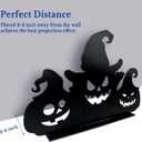 Halloween Table Decorations Wooden Pumpkin Tabletop Centerpieces Decoration Sign with Lights, Farmhouse Home Indoor Party Decor(Pumpkin)