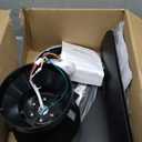 Amico Ceiling Fans with Lights, 42 inch Low Profile Ceiling fan with Light and Remote Control, Flush Mount, Reversible, 3CCT, Dimmable, Noiseless, Black Ceiling Fan for Bedroom, Indoor/Outdoor Use