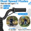 Hiboy Electric Balance Bike for Kids, 12-Inch Tires, 5.6/9 mph, Adjustable Seat, Up to 4.9 Miles, Electric Bike for Kids Ages 35