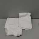 Linen Closet Luxury Cotton 400 Thread Count Ultimate Cotton Percale Standard Pillowcases, Set of 2, Arctic White