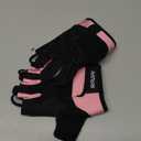 SIMARI Breathable Workout Gloves for Men & Women, Weight Lifting Gloves with Padded, Grip, Full Palm Protection, Gift for Gym Exercise, Cycling, Weightlifting Training, Fitness, Black, Pink, Size (Small)