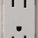 Lutron 15 Amp Tamper-Resistant Duplex Receptacle, SCRS-15-TR-TP, Taupe