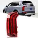 Halogen Type Tail Light Rear Lamp Assembly Compatible with 2020-2024 Kia Telluride S/LX Models Left Driver Side 92401-S9000 92401-S9500 KI2804160