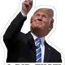 Trump I Did that Stickers, 2.5inch I Did that Trump Sticker 100PCS