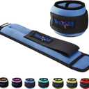 Yes4All Wrist & Ankle Weights Pair 1lb -10lbs, Adjustable Strap for Walking, Jogging, Pilates, Gym Fitness Workout for Women, Men (2 x 2 lbs, C. 4Lbs Pair (2lb x 2) - Blue)