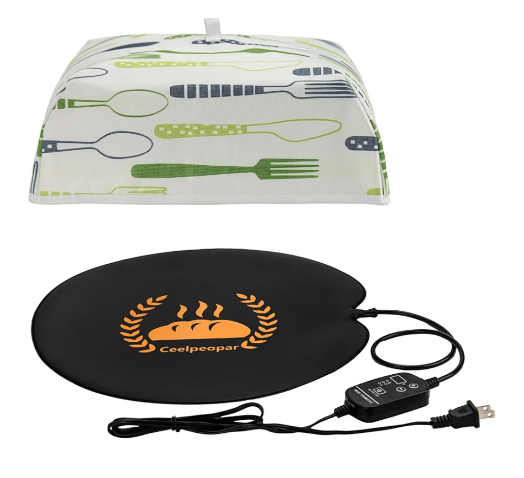 Sourdough Bread Proofing Mat for Bread Riser, Bread Heating Pad with 59 ℉-140 ℉ Adjustable, Warming Mat for Sourdough Starter