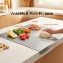 Stainless Steel Cutting Board, 19.7"L x 15.7"W