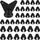 37 Pcs Soccer Cleats Replacement Studs Plastic Football Cleat Spikes with Wrench Rugby Soccer Shoe Studs Lightweight Traction for Training, M5 Thread Boots, 13mm and 16mm